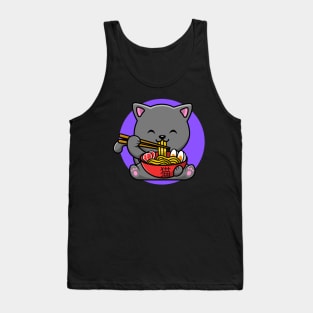 Noodles Cat Tank Top